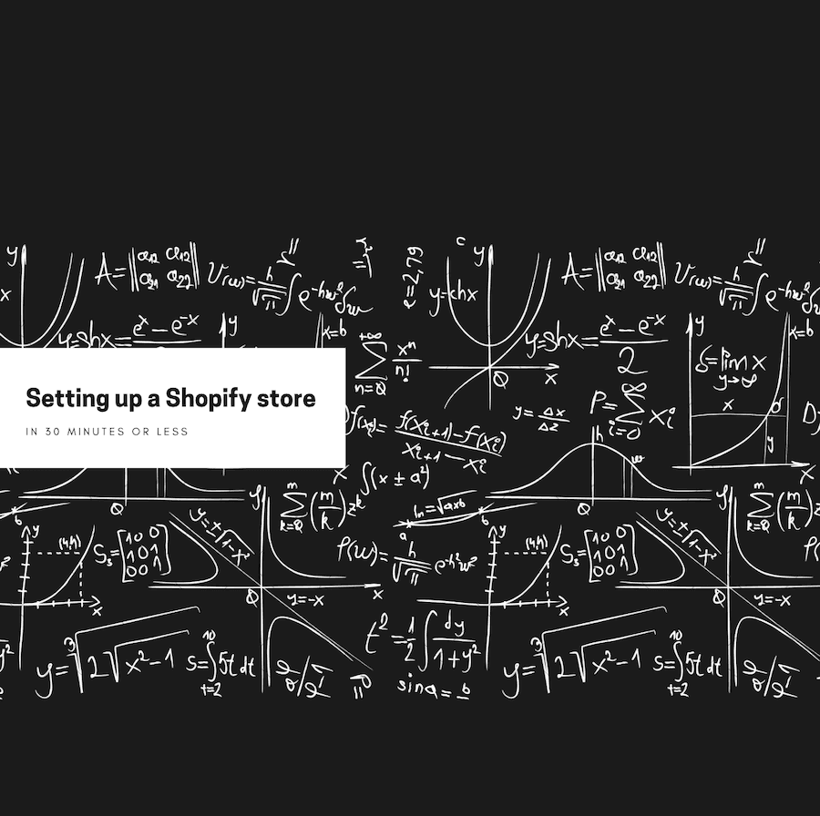 Setting up a Shopify Store
